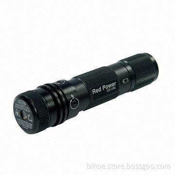 Rifle Optics with Red Light Gun Aiming Laser
